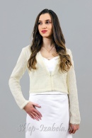 <b>Sweterek lubny ecru narzutka</b> E - 115